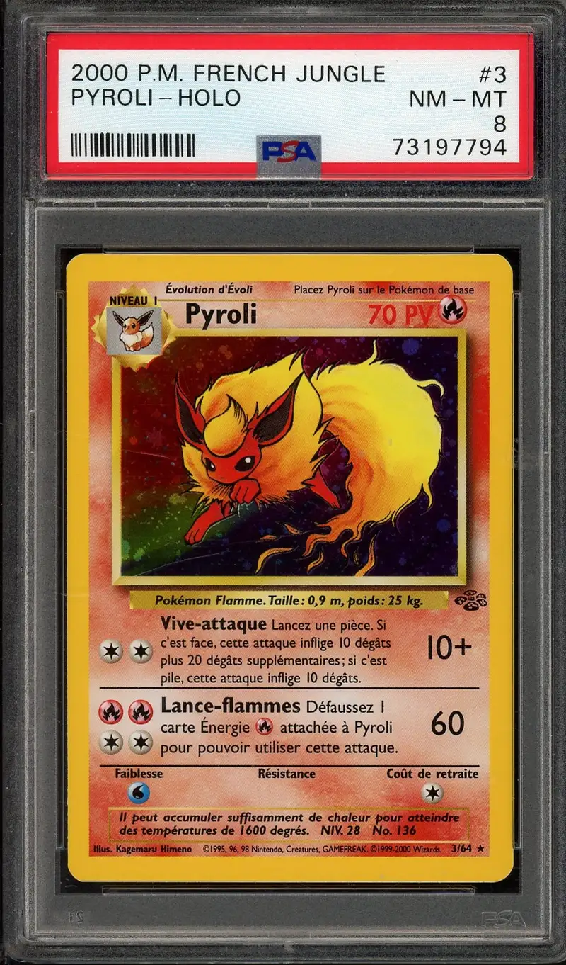 PSA 8 Pyroli Holo