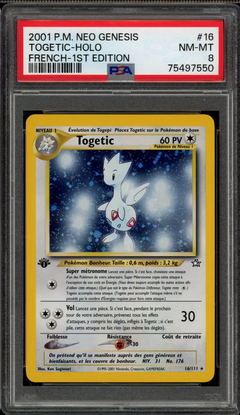 PSA 8 Togetic Holo