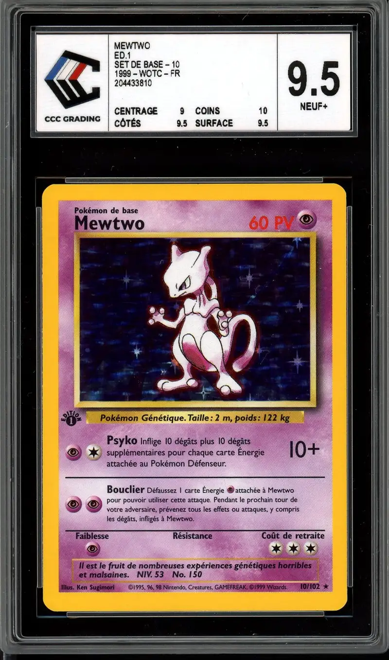 CCC 9.5 Mewtwo Holo