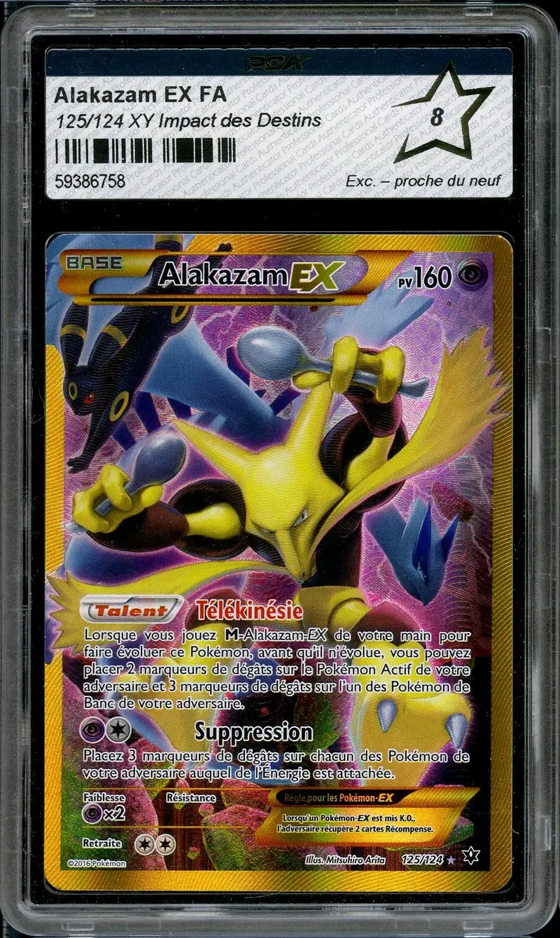 PCA 8 Alakazam Ex Gold
