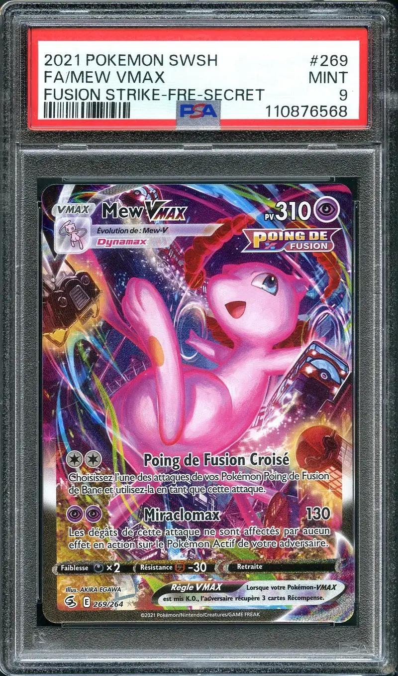 PSA 9 Mew VMax