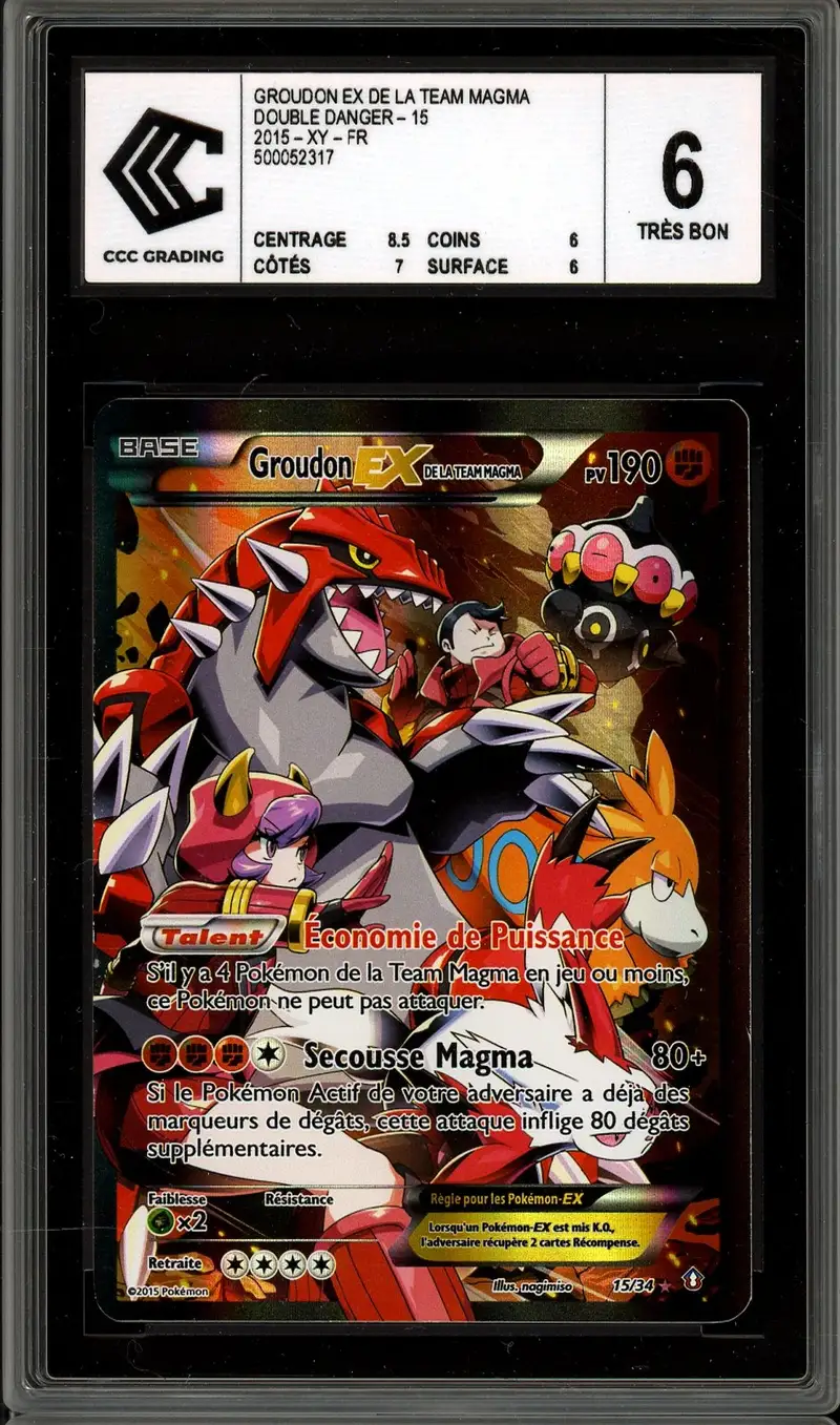 CCC 6 Groudon Ex de la Team Magma
