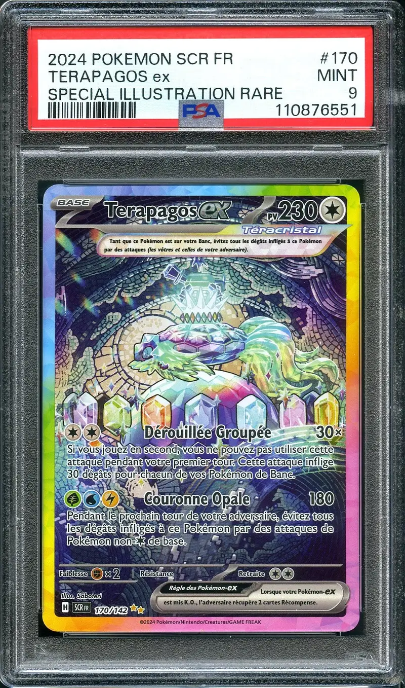 PSA 9 Terapagos Ex