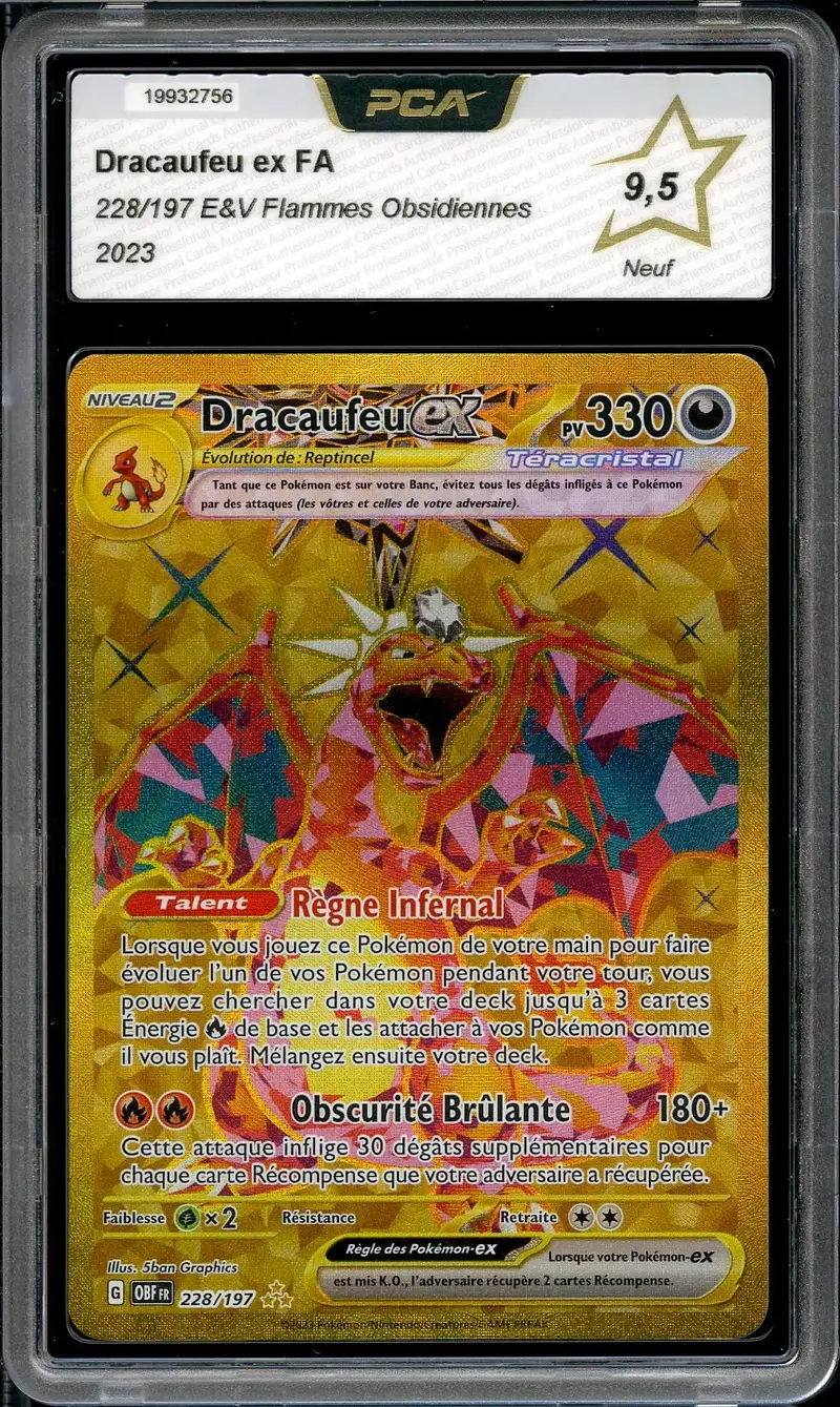 PCA 9.5 Dracaufeu Ex Gold