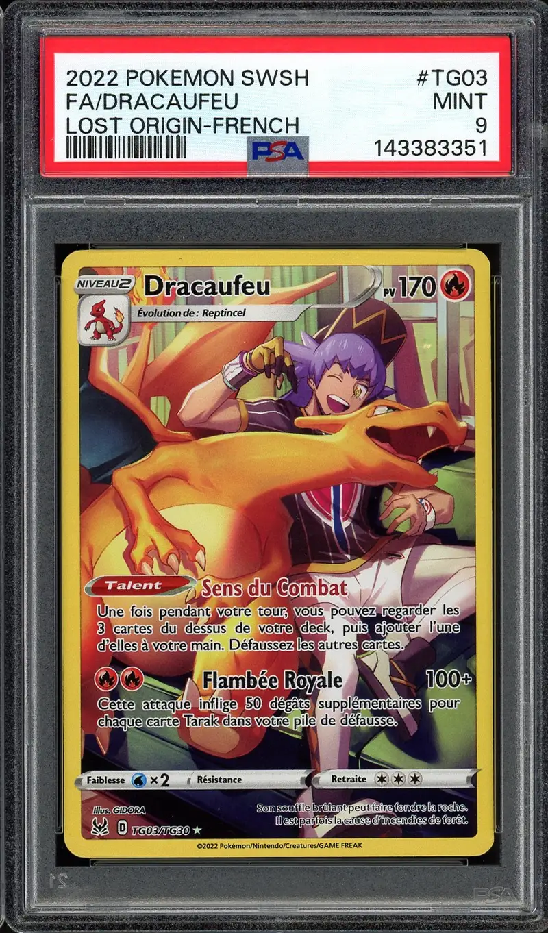 PSA 9 Dracaufeu