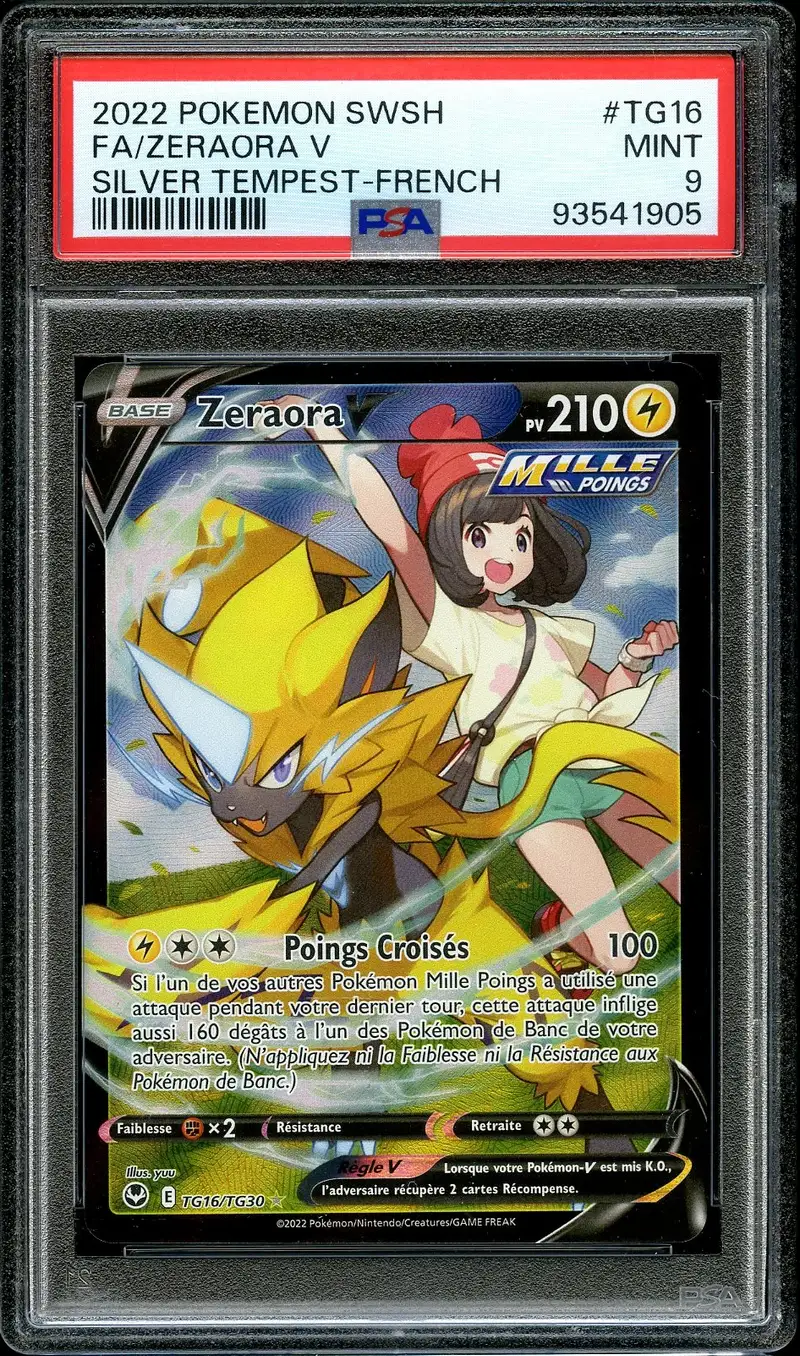PSA 9 Zeraora V