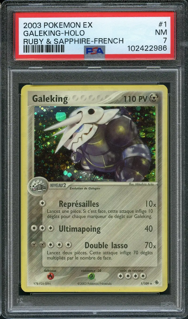 PSA 7 Galeking Holo