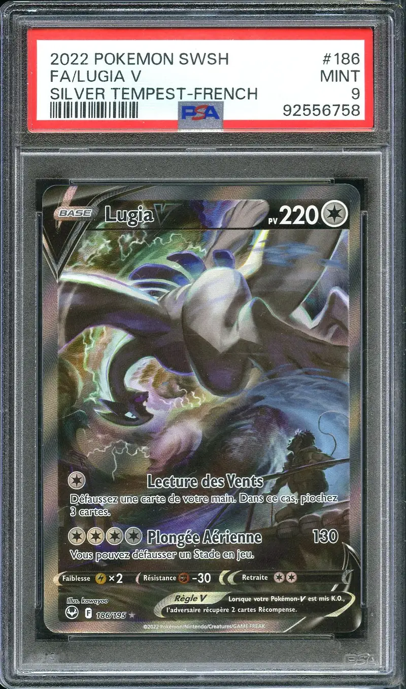 PSA 9 Lugia V