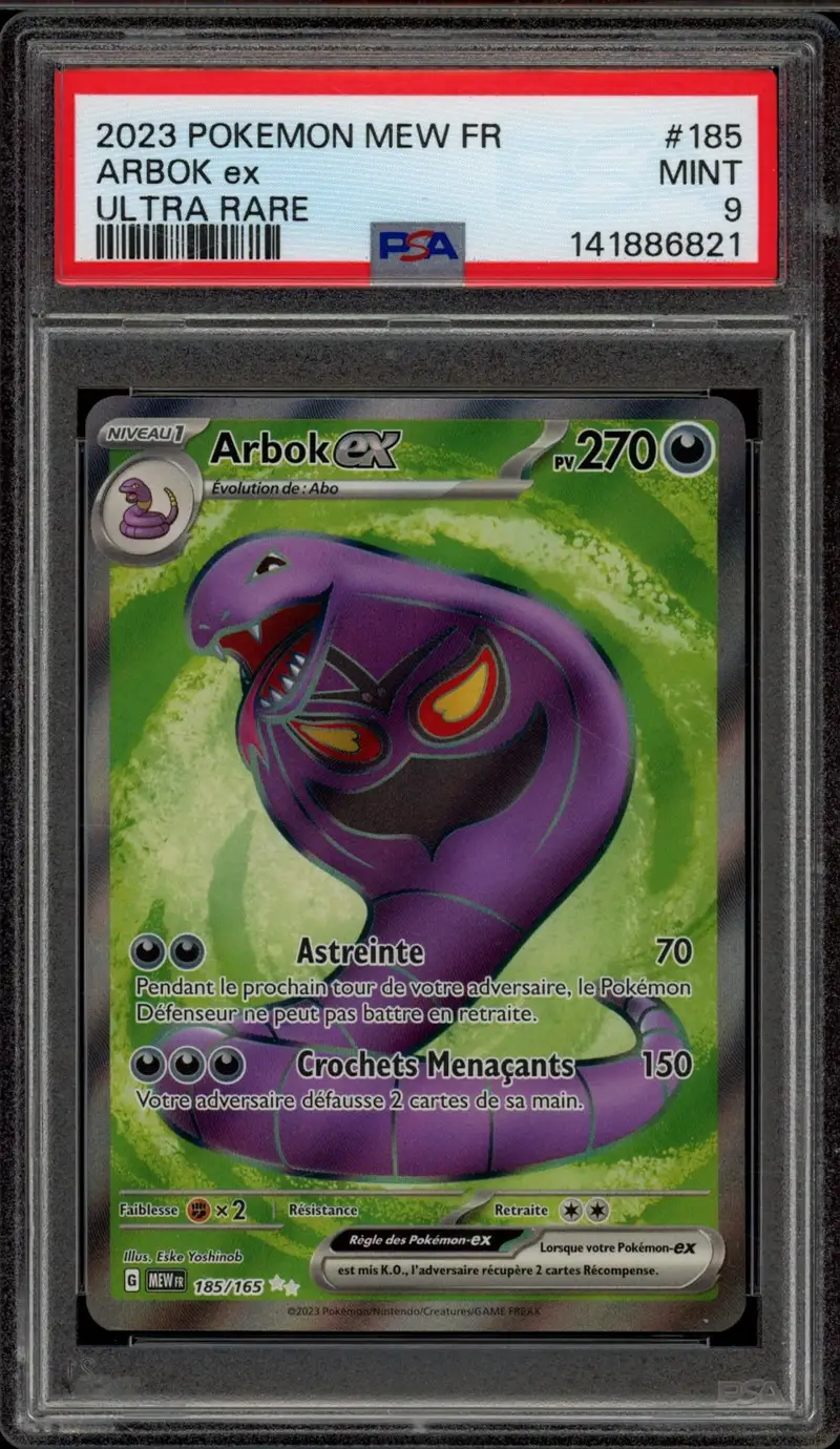 PSA 9 Arbok Ex