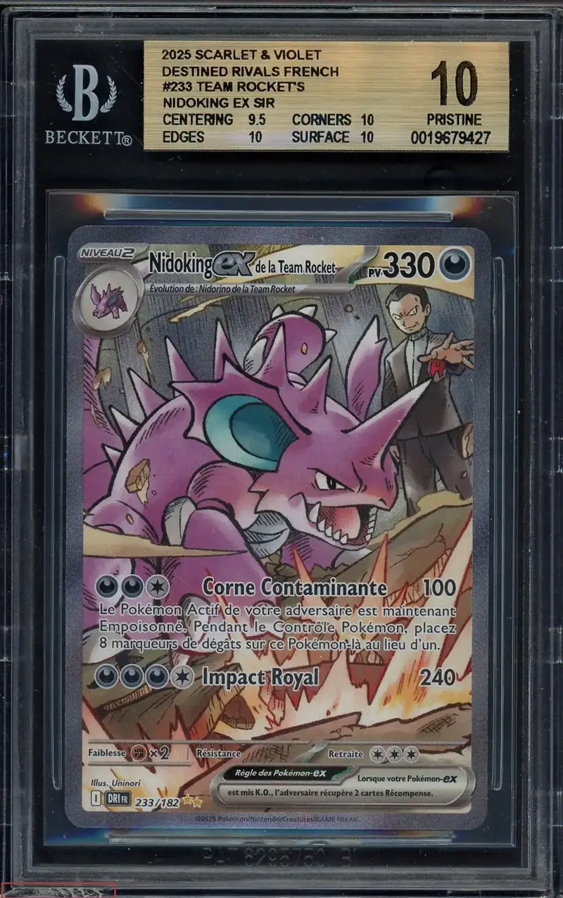 BGS 10 Nidoking Ex de la Team Rocket