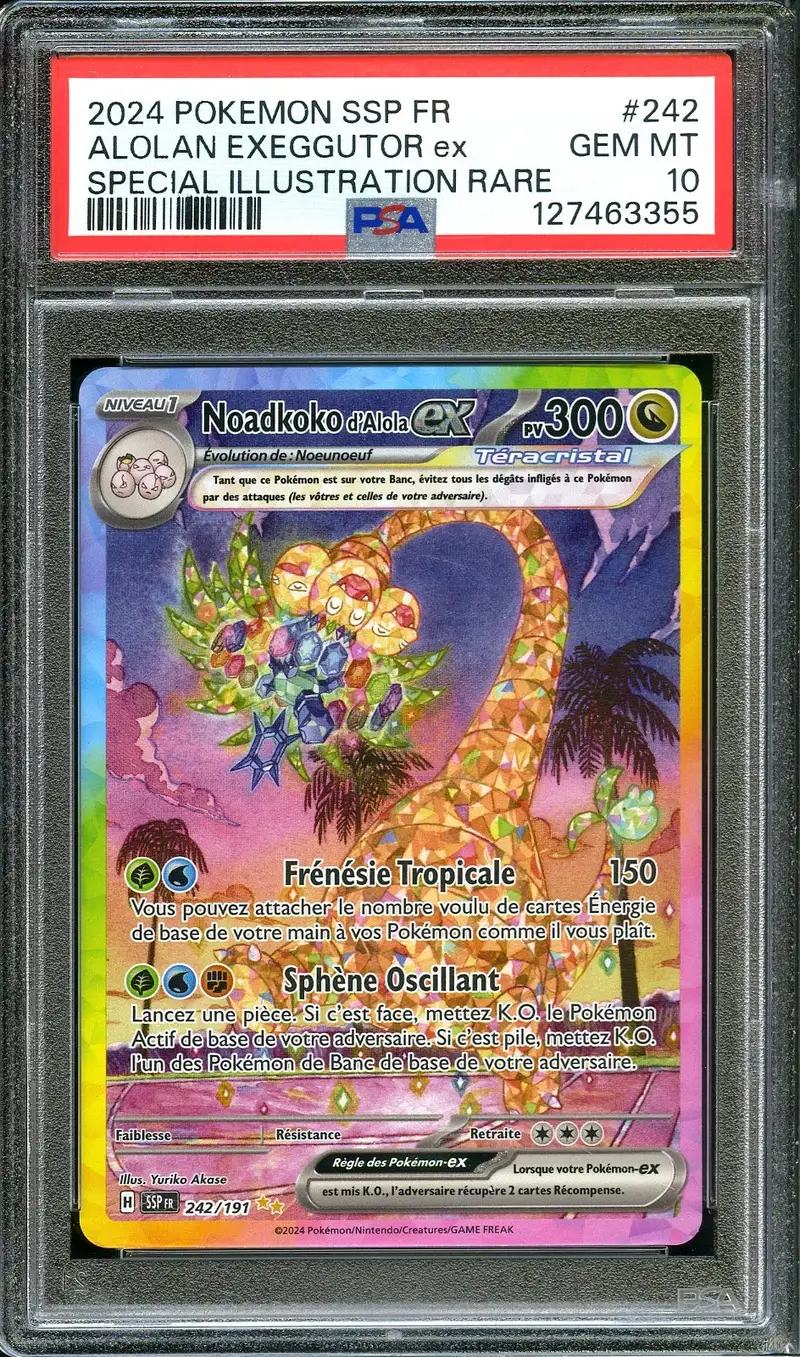 PSA 10 Noadkoko d'Alola Ex