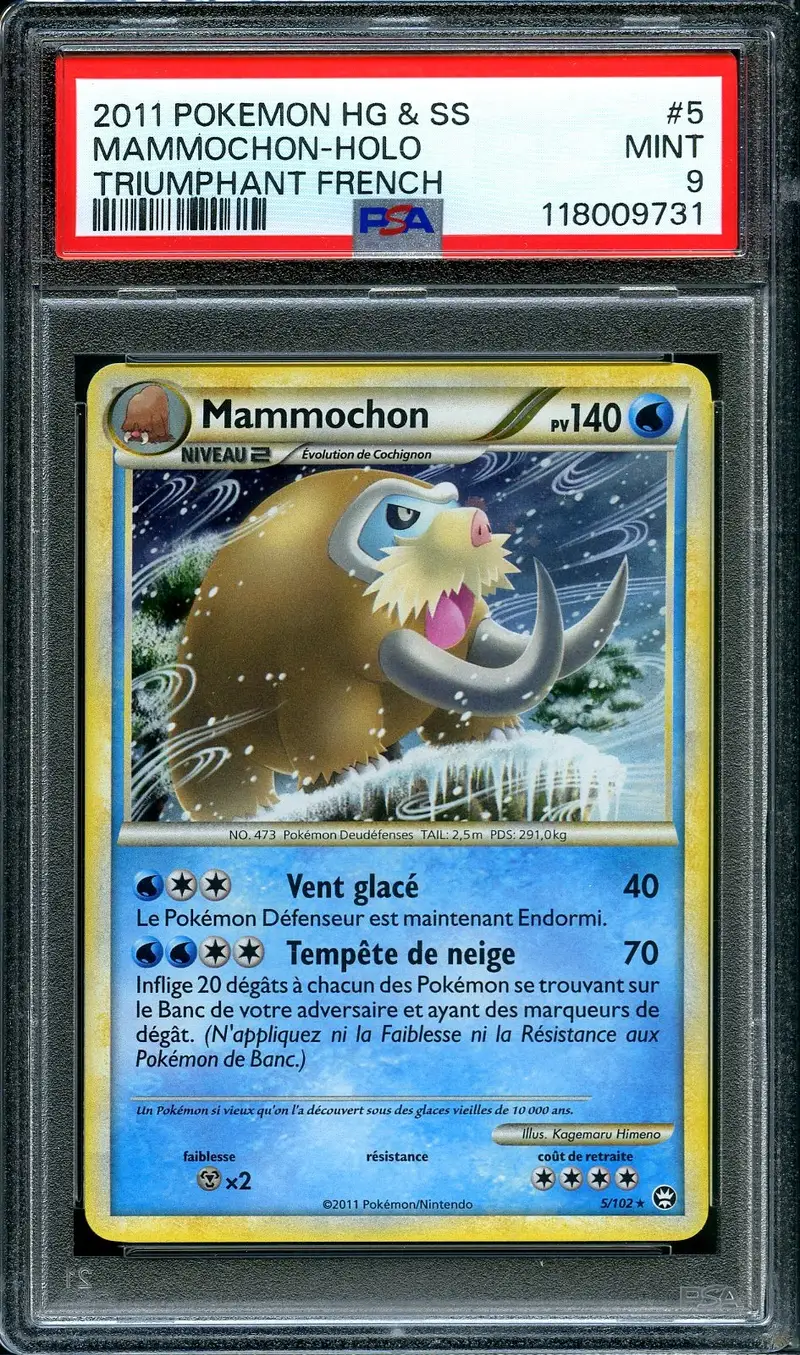 PSA 9 Mammochon Holo