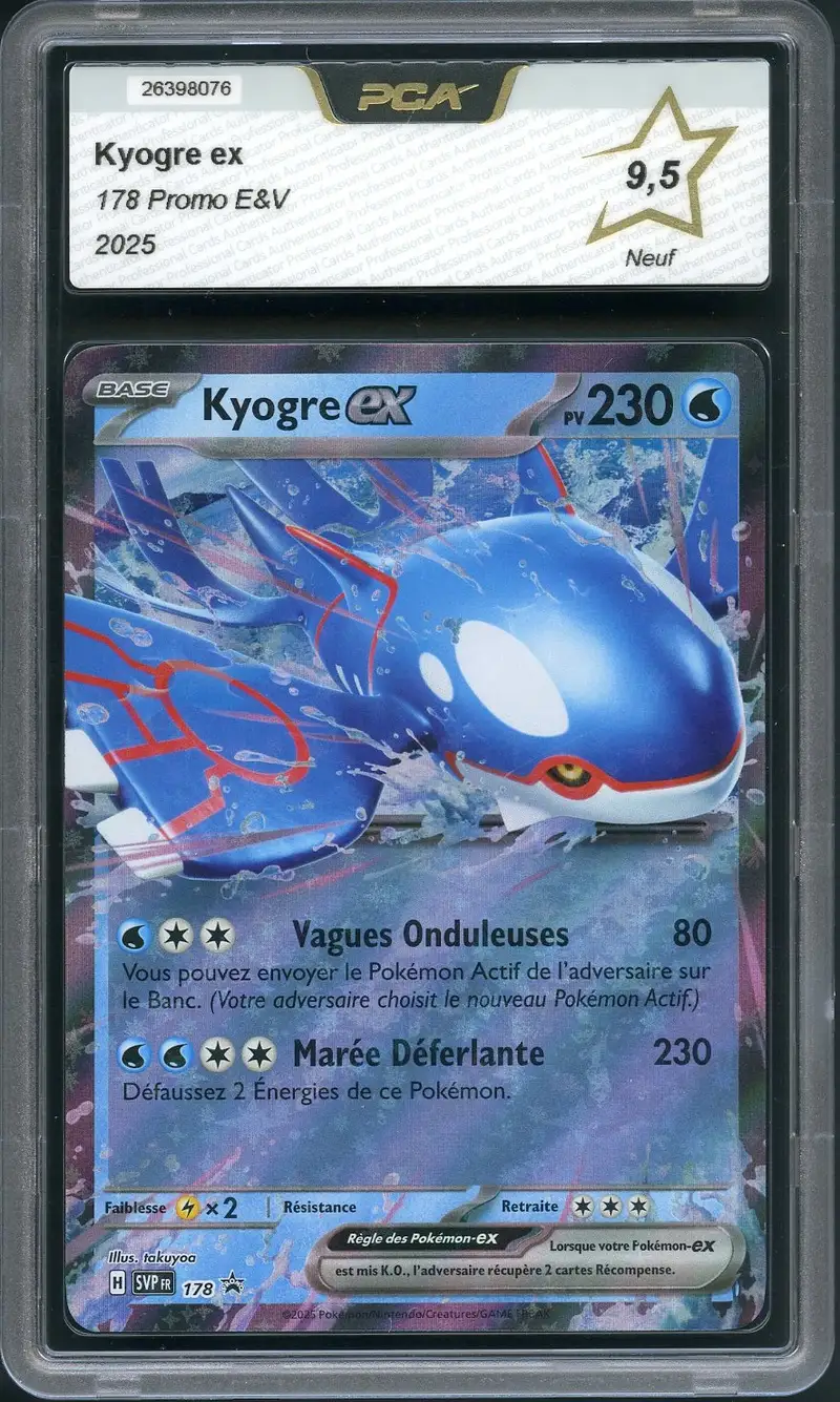 PCA 9.5 Kyogre Ex