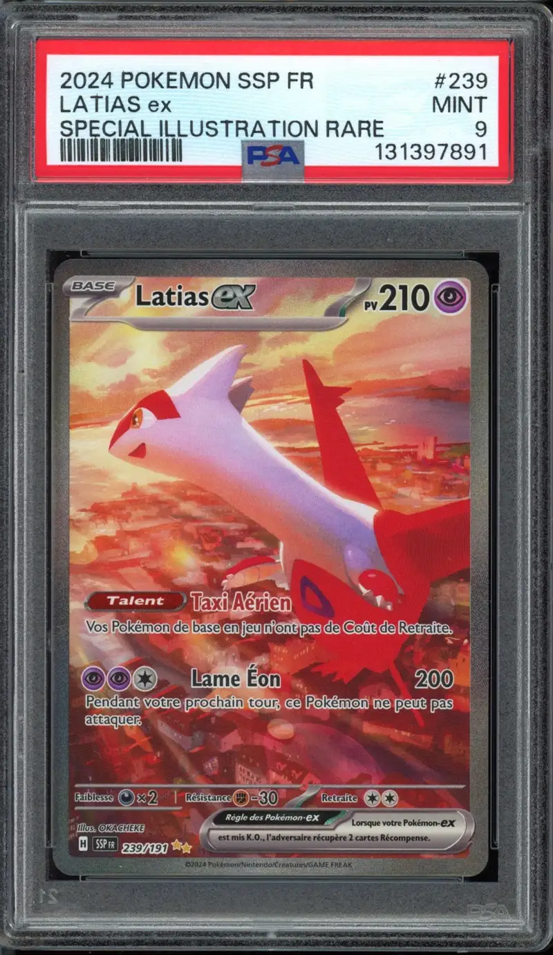 PSA 9 Latias Ex
