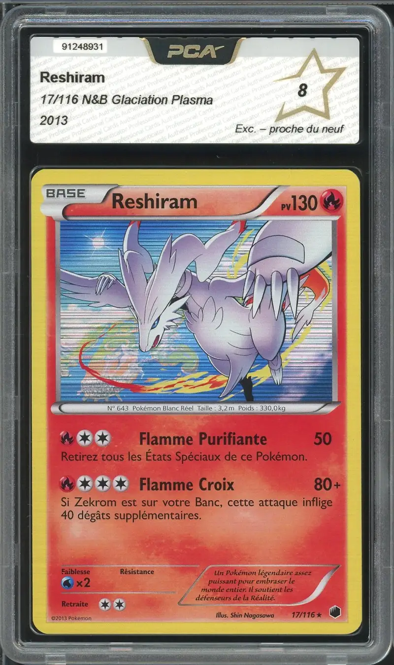 PCA 8 Reshiram Holo