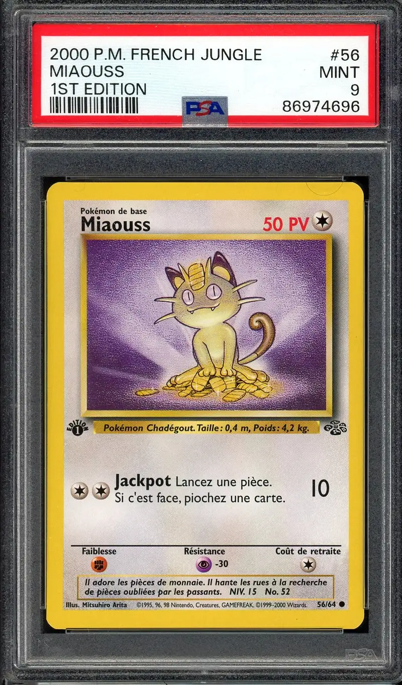 PSA 10 Team Rocket's Meowth