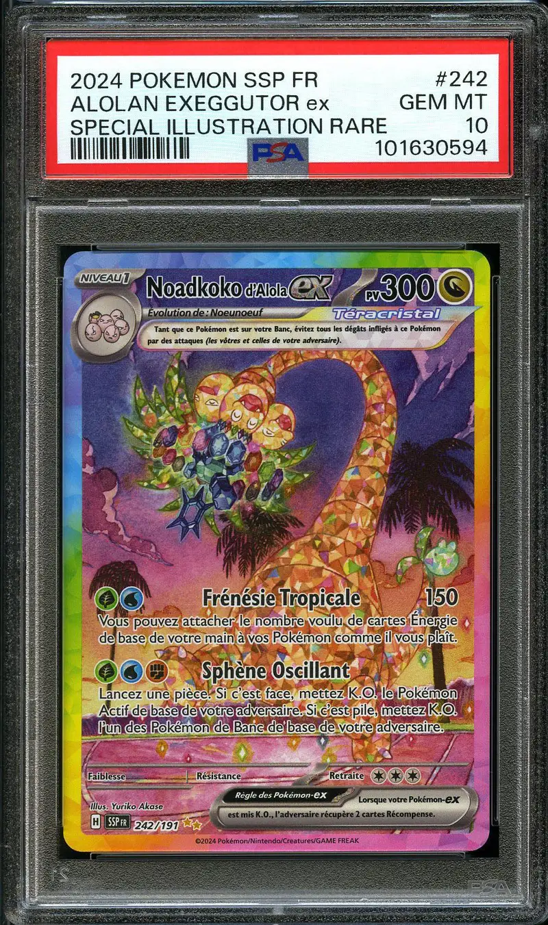 PSA 10 Noadkoko d'Alola Ex