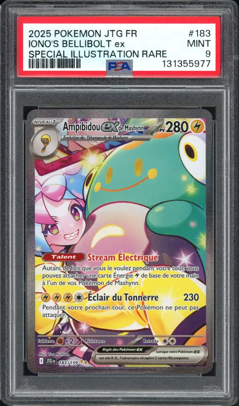 PSA 9 Ampibidou Ex de Mashynn
