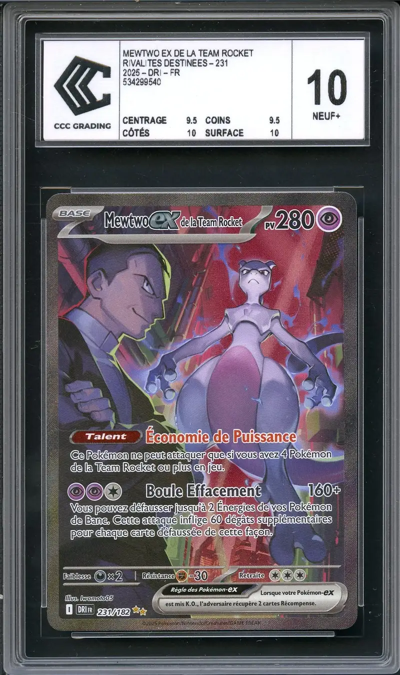 CCC 10 Mewtwo Ex de la Team Rocket