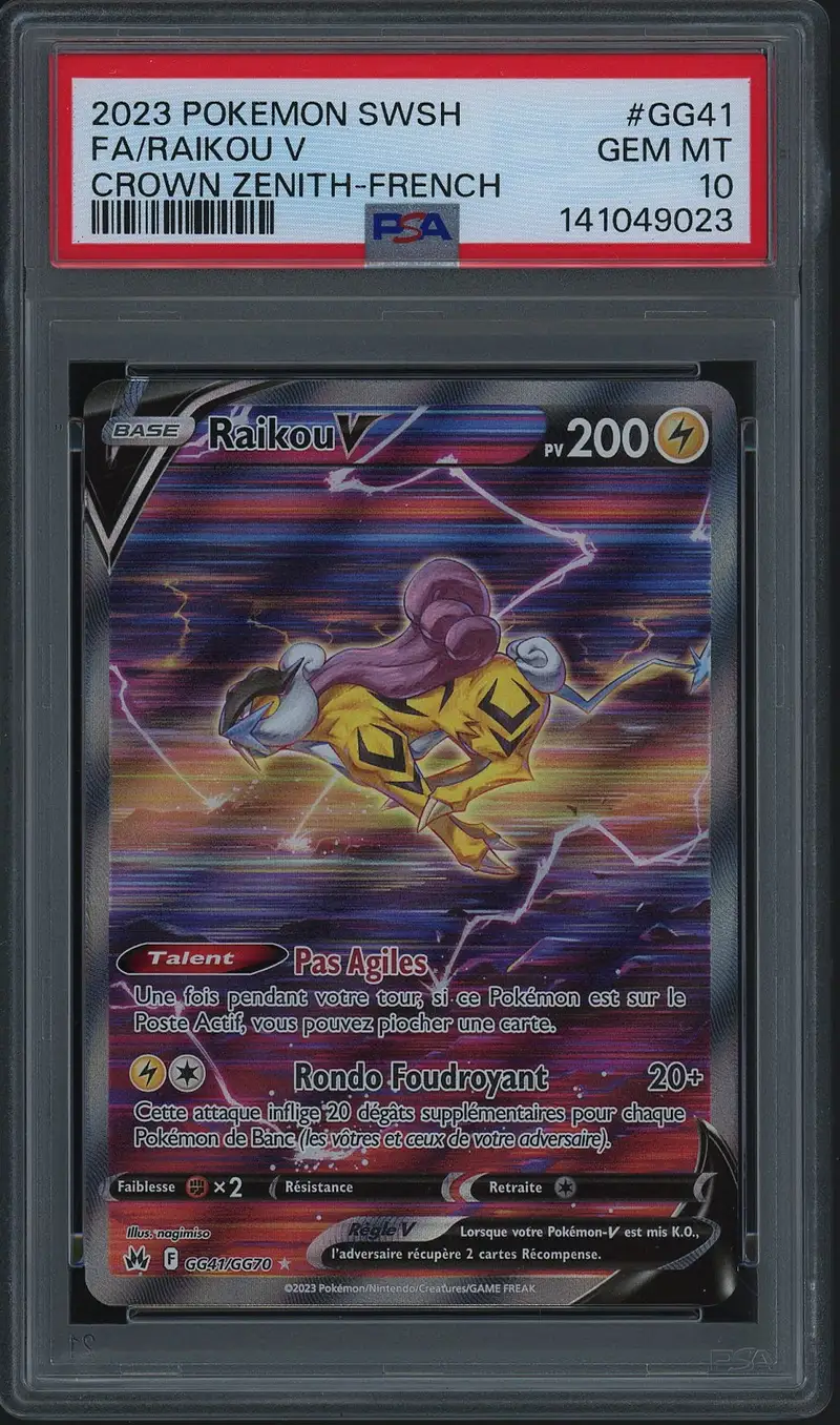 PSA 10 Raikou V