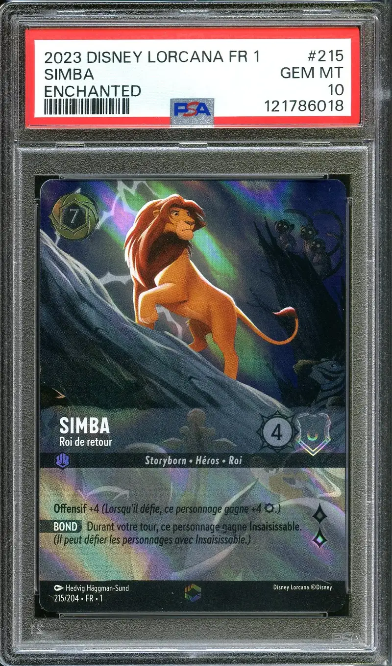 PSA 10 Simba Enchantée