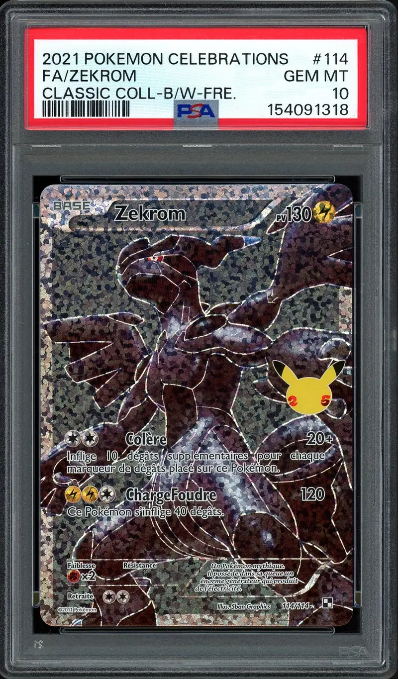 PSA 10 Zekrom