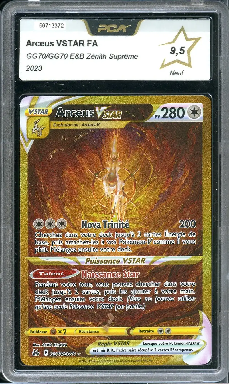 PCA 9.5 Arceus VStar Gold