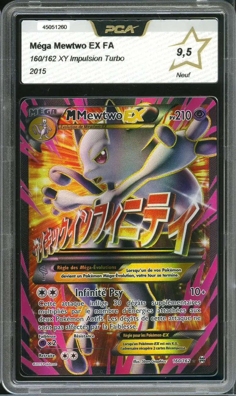 PCA 9.5 Méga Mewtwo Ex