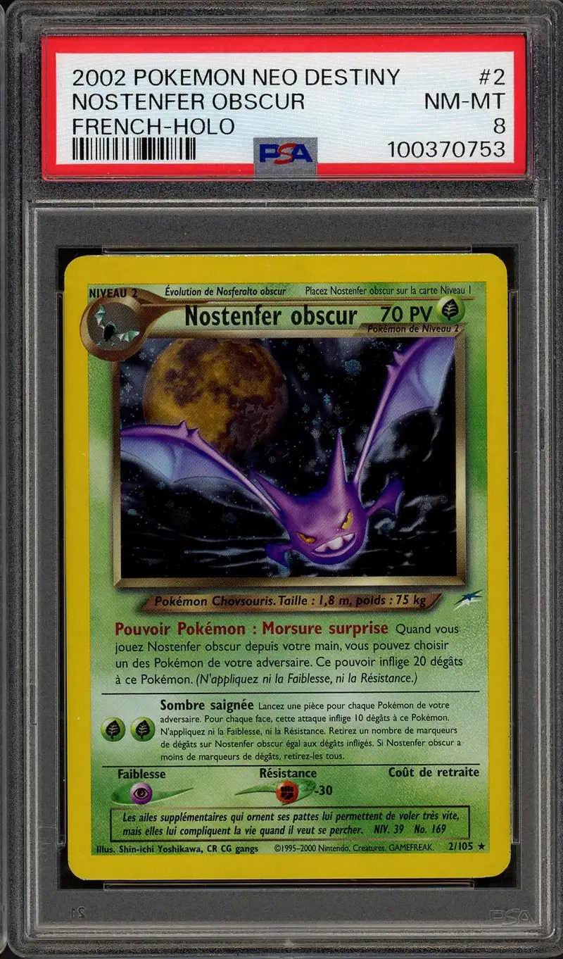 PSA 8 Nostenfer Obscur Holo
