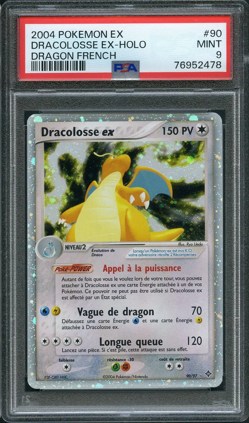 PSA 9 Dark Dragonite Holo