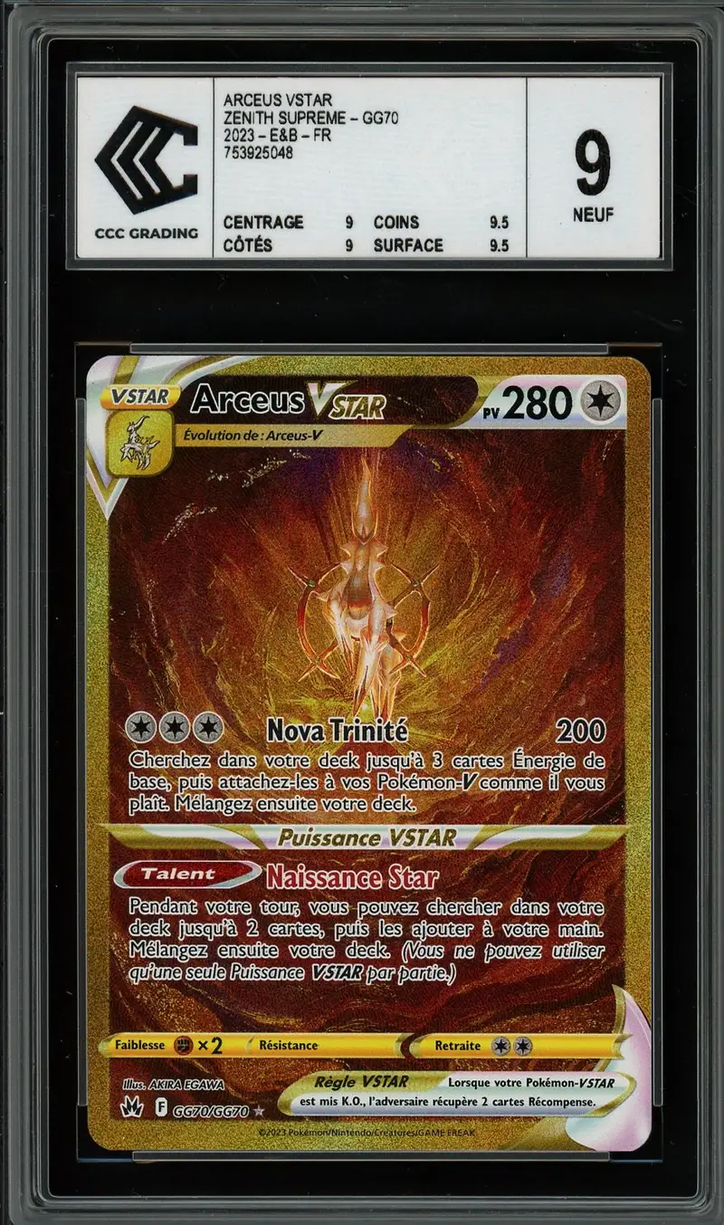 CCC 9 Arceus VStar Gold