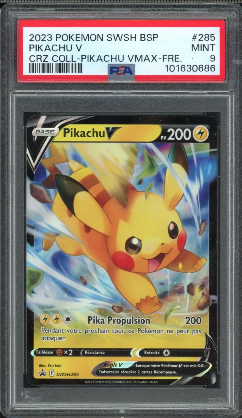 PSA 9 Pikachu V