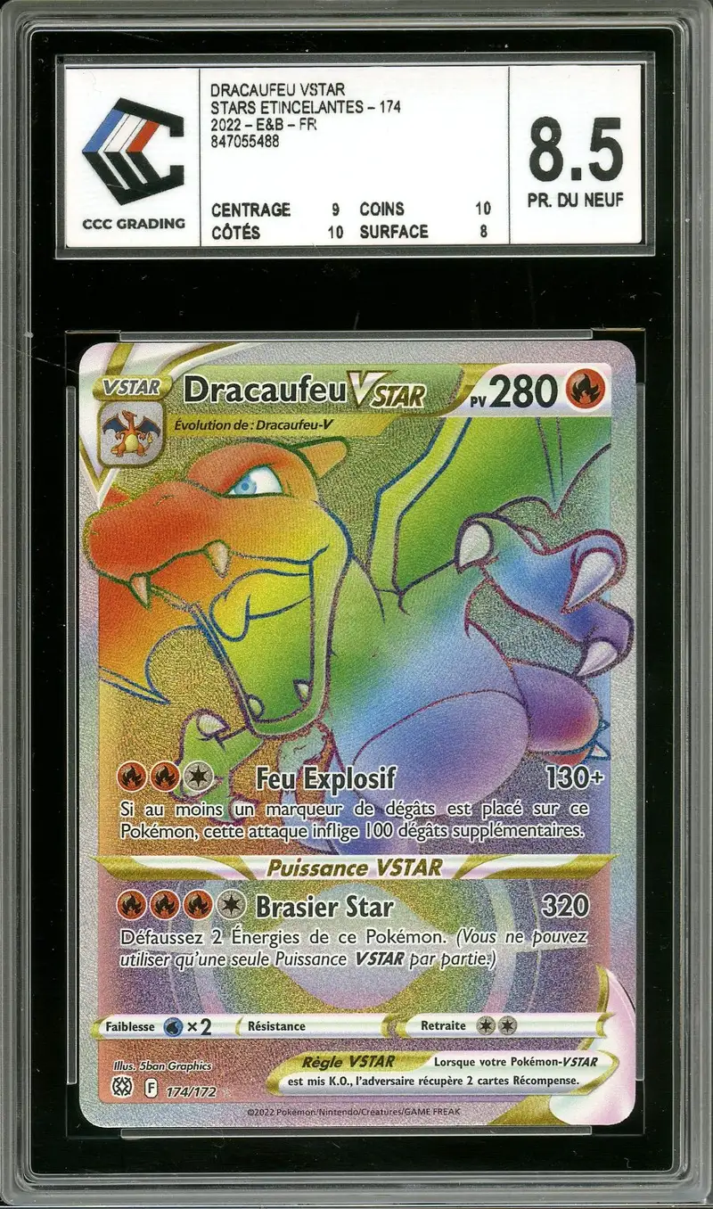CCC 8.5 Dracaufeu VStar Rainbow