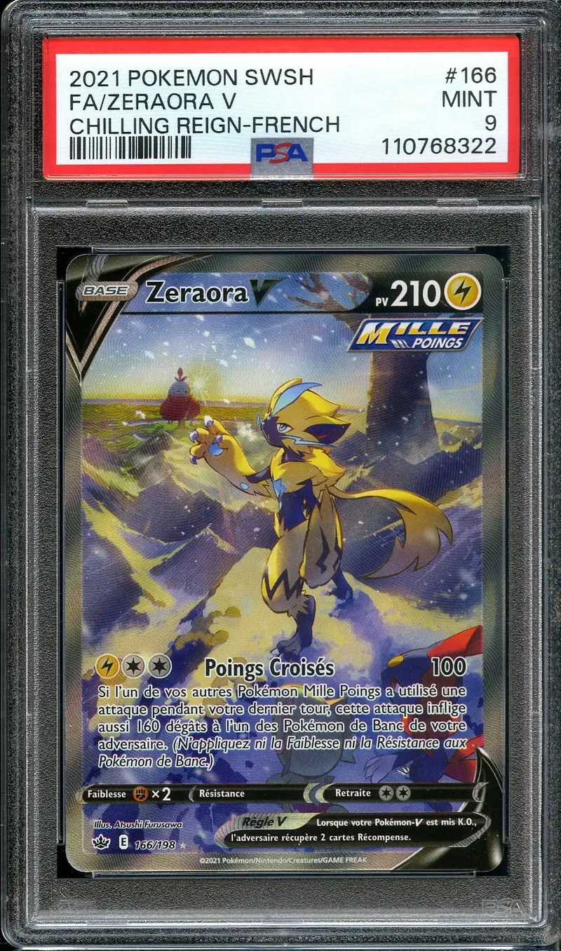 PSA 9 Zeraora V