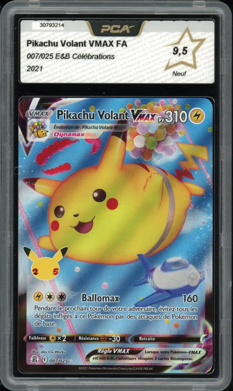 PCA 9.5 Pikachu Volant VMax