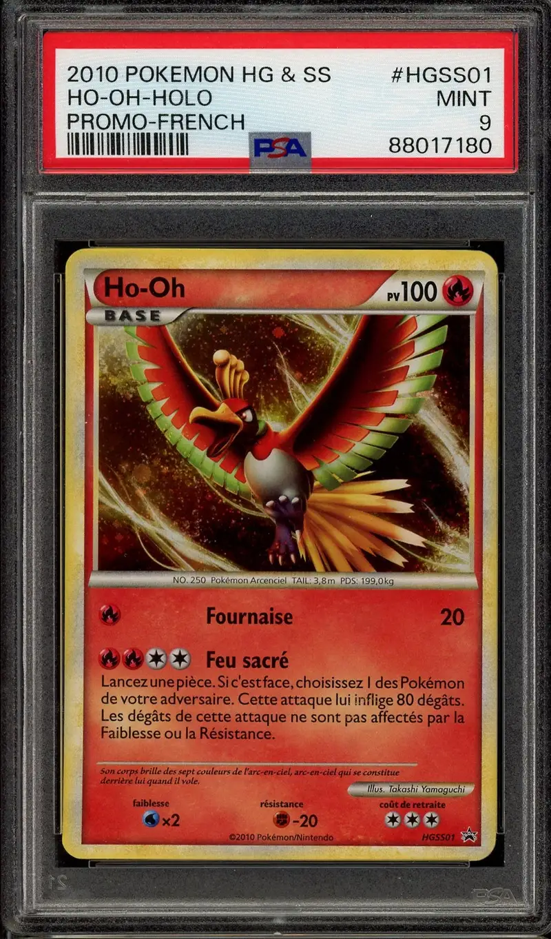 PSA 9 Ho-Oh Holo