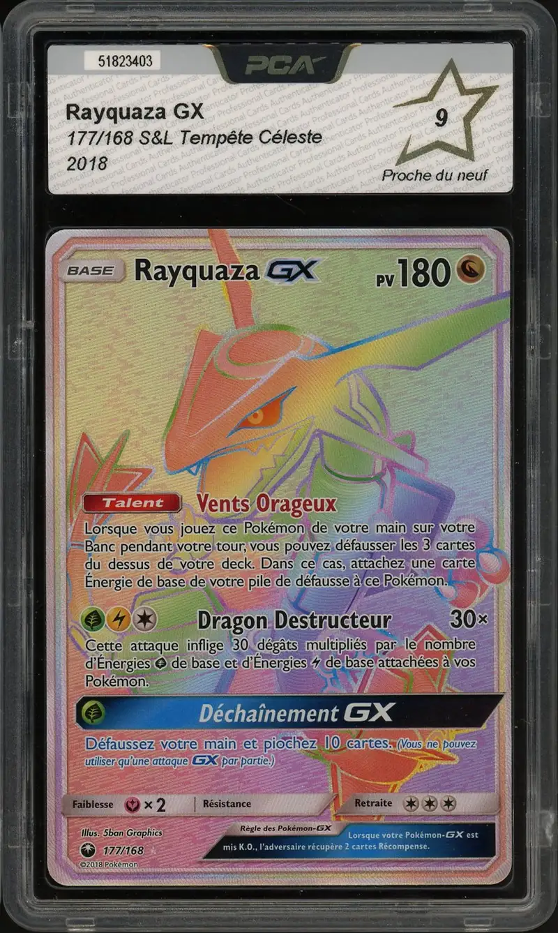 PCA 9 Rayquaza Gx Rainbow