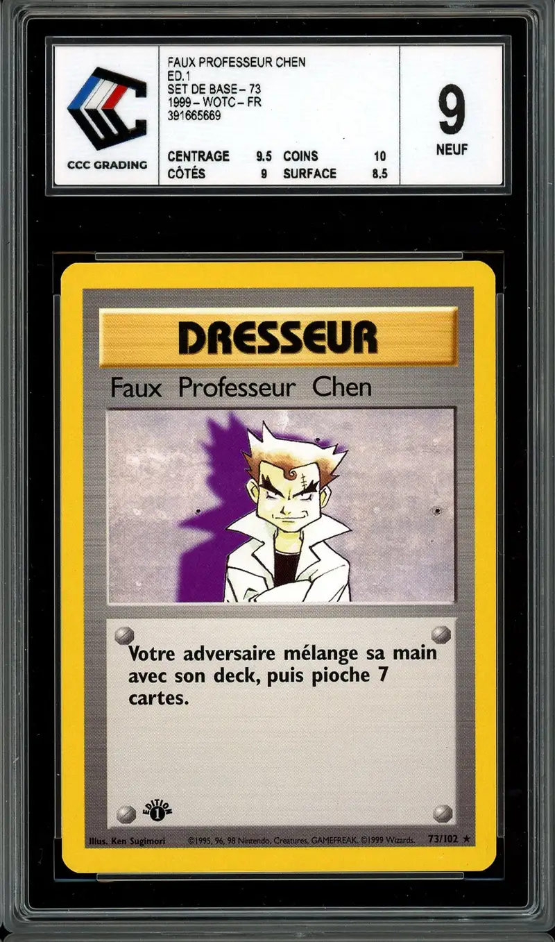 CCC 9 Faux Professeur Chen