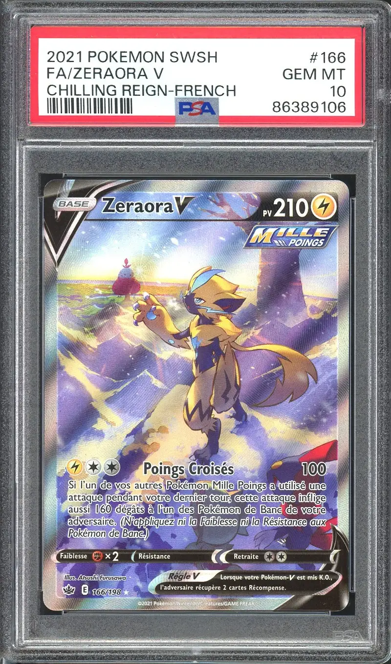 PSA 10 Zeraora V