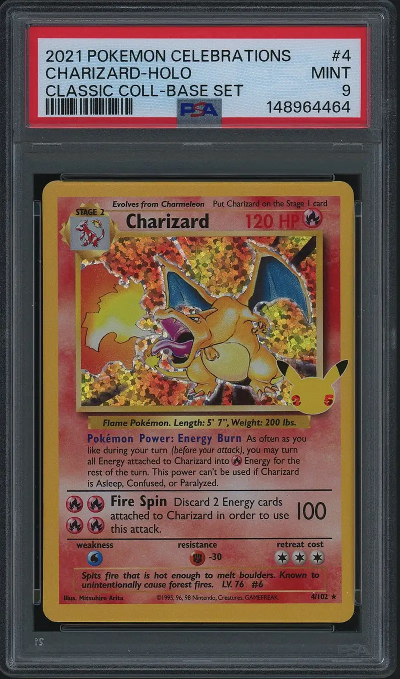 PSA 9 Charizard Holo