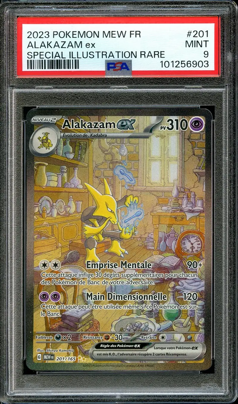 PSA 9 Alakazam Ex