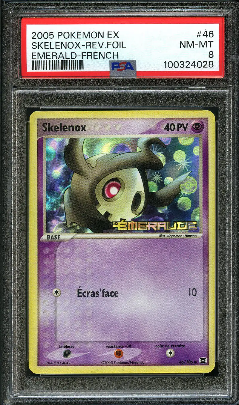 PSA 8 Skelenox Rev. Holo