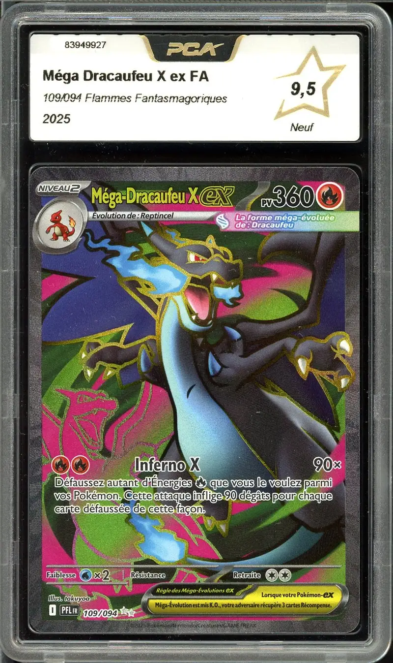 PCA 9.5 Méga-Dracaufeu X Ex