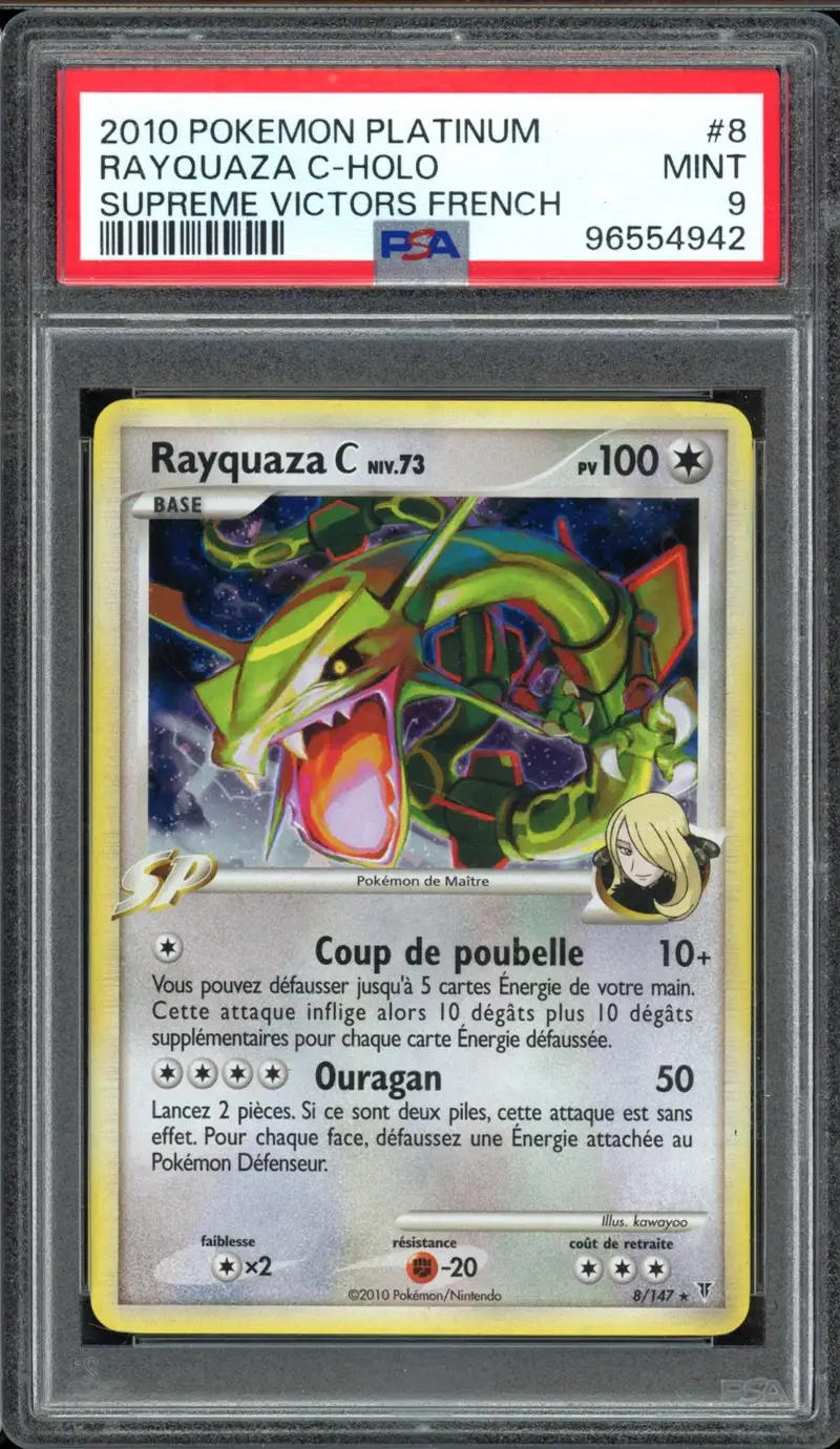 PSA 9 Rayquaza Holo