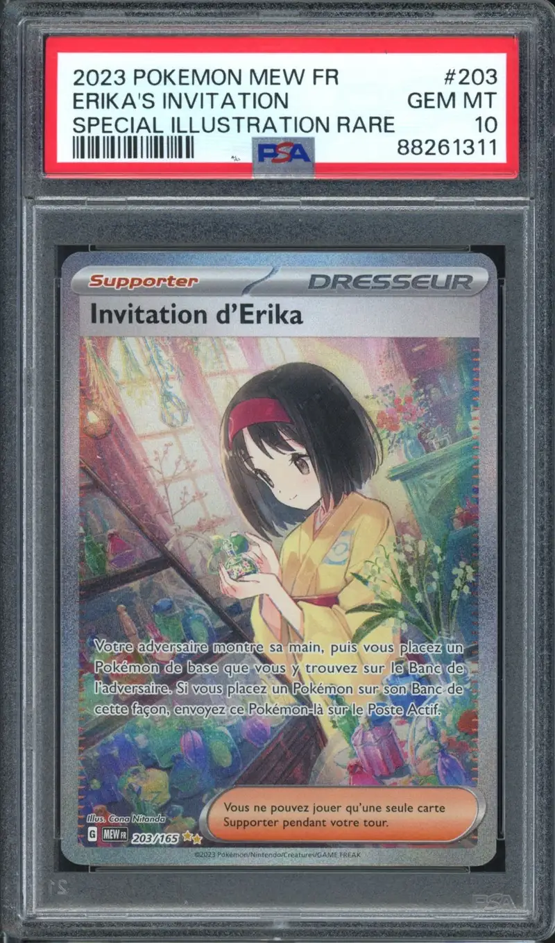 PSA 10 Invitation d'Erika