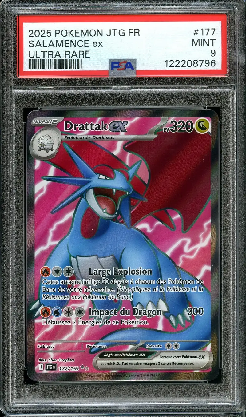PSA 9 Drattak Ex