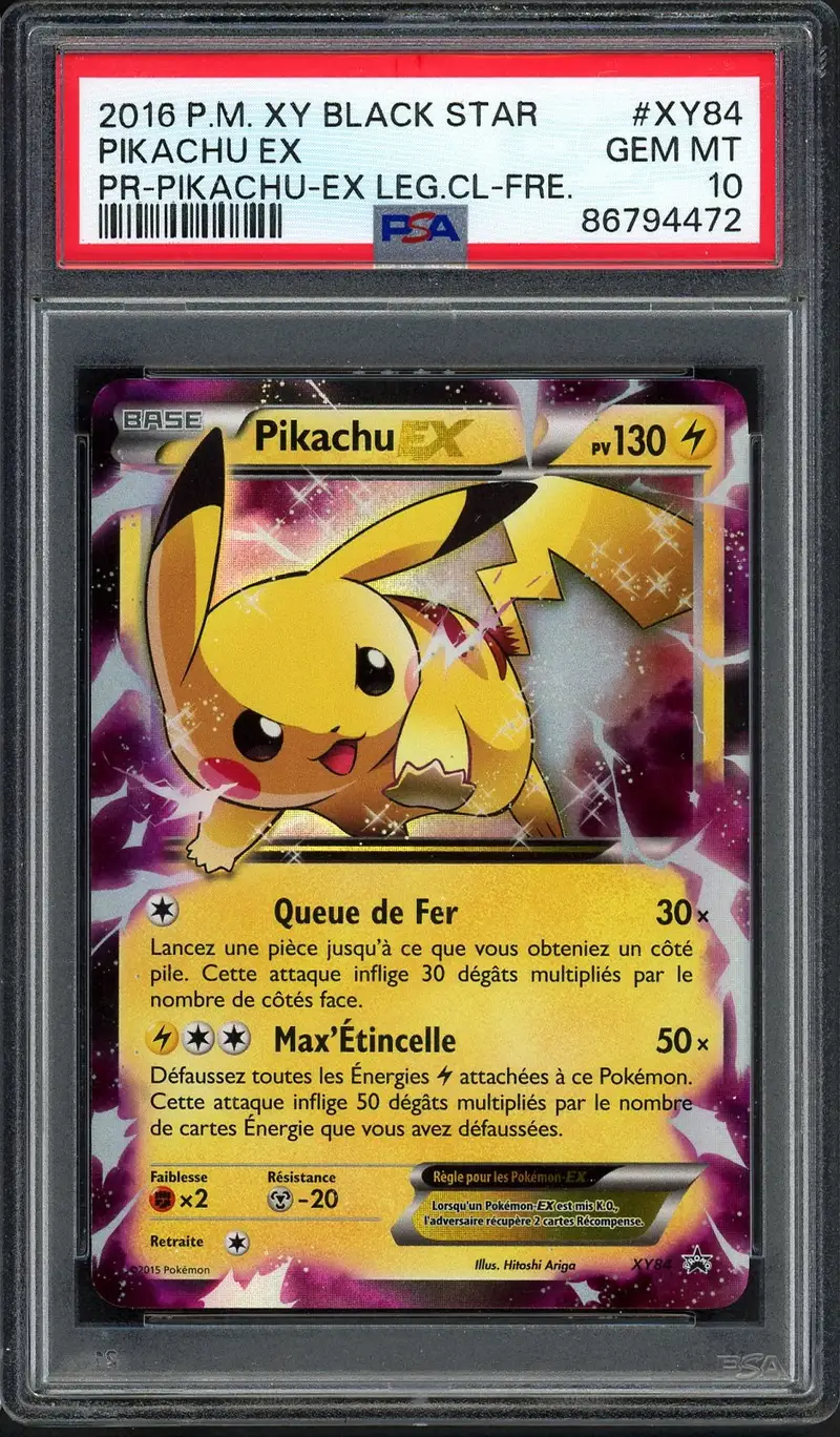 PSA 10 Pikachu Ex