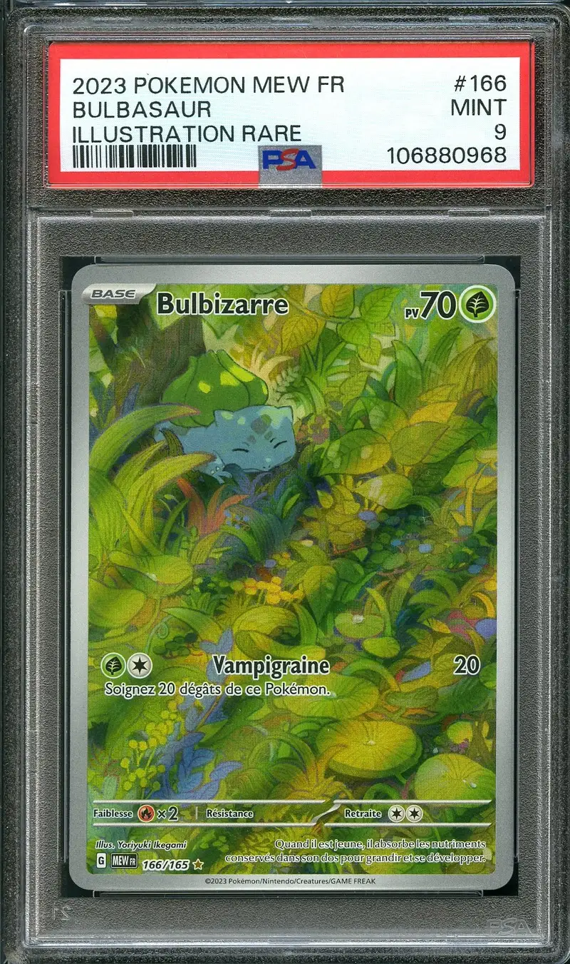 PSA 9 Bulbizarre