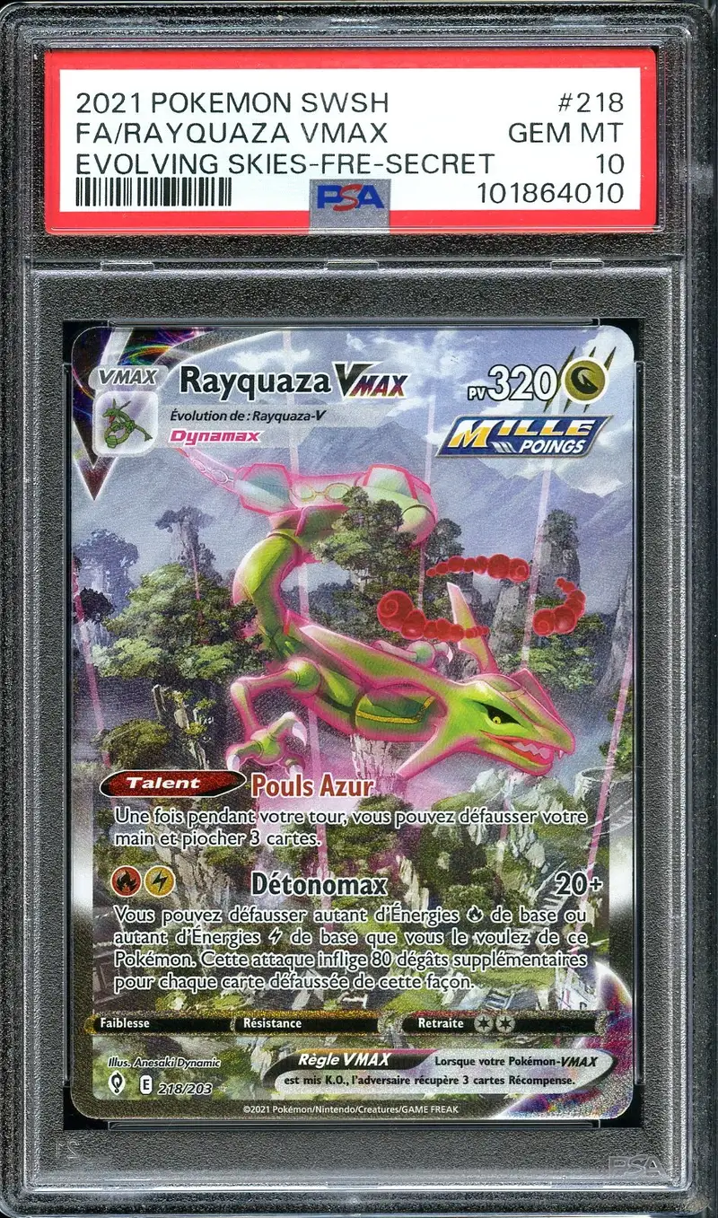PSA 10 Rayquaza VMax