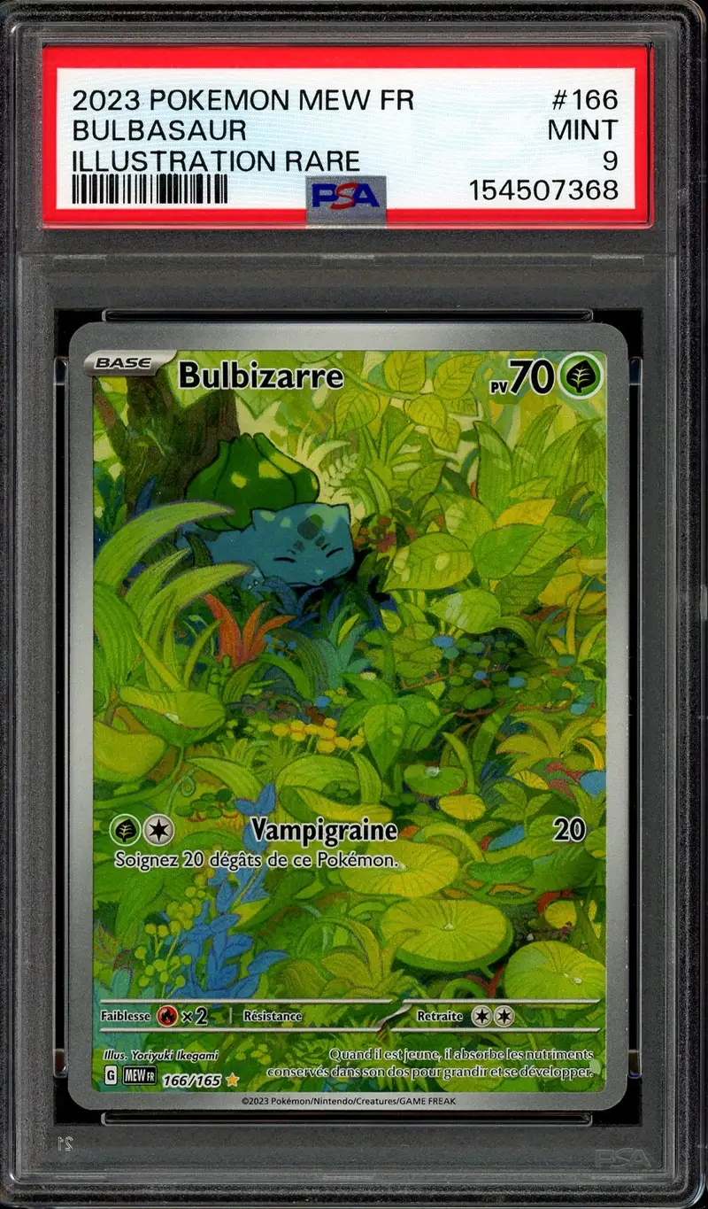 PSA 9 Bulbizarre